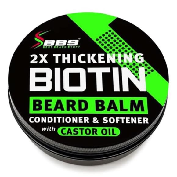2X Thickening BIOTIN Beard Balm for Men/Mustache Wax - Picture 1 of 6
